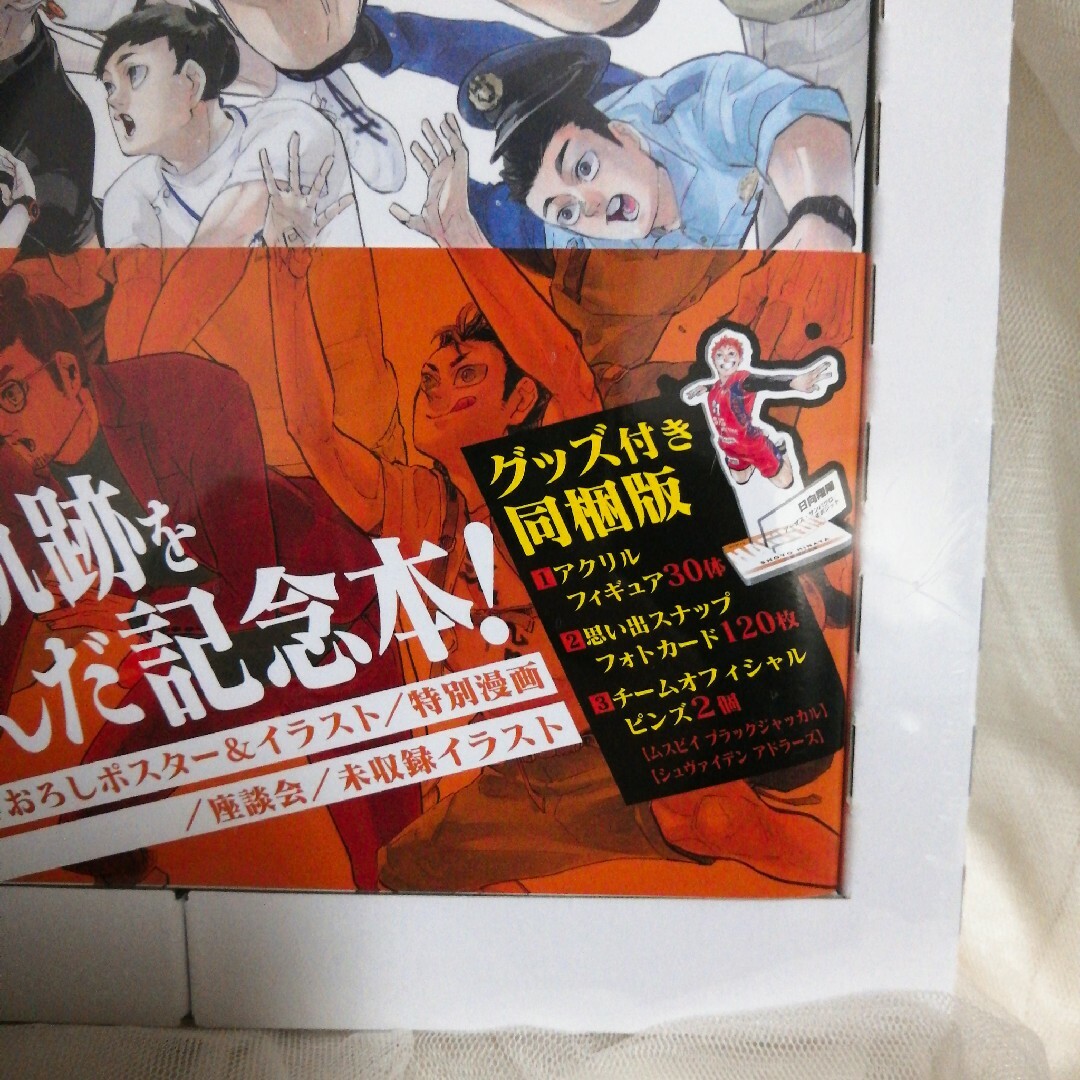 集英社(シュウエイシャ)のハイキュー！！１０ｔｈクロニクルグッズ付き同梱版♪ エンタメ/ホビーの漫画(その他)の商品写真