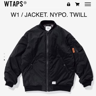 ダブルタップス(W)taps)のWTAPS 19AW EX39 W1 / JACKET BLACK L MA-1(ブルゾン)