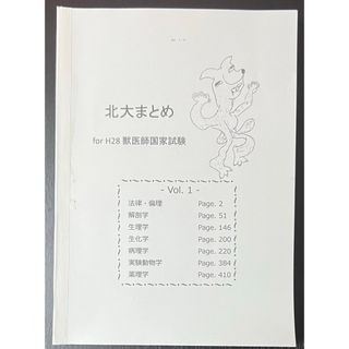 北大まとめ 3冊 平成28年 獣医師国家試験用参考書 の通販 by ココ's ...