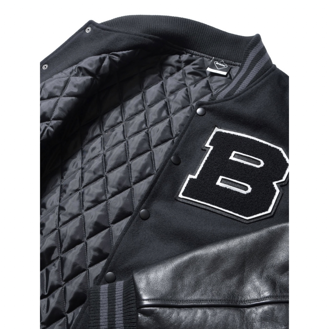 F.C.R.B.(エフシーアールビー)のFCRB VARSITY JACKET スタジャン SOPH.shop 黒 L メンズのジャケット/アウター(スタジャン)の商品写真