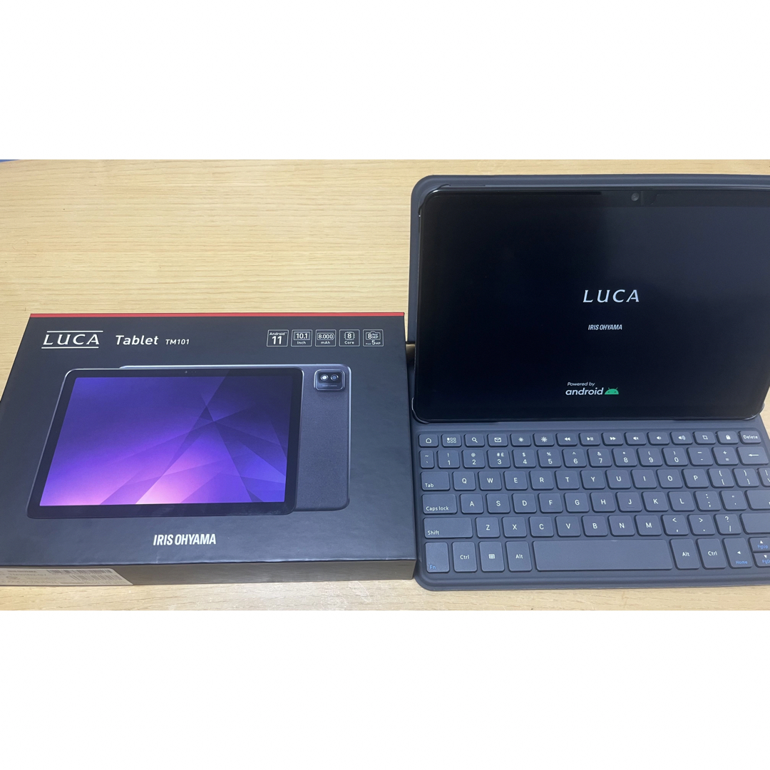 アイリスオーヤマ 10.1型タブレット IRIS LUCA Tablet TM1 スマホ/家電/カメラのPC/タブレット(タブレット)の商品写真