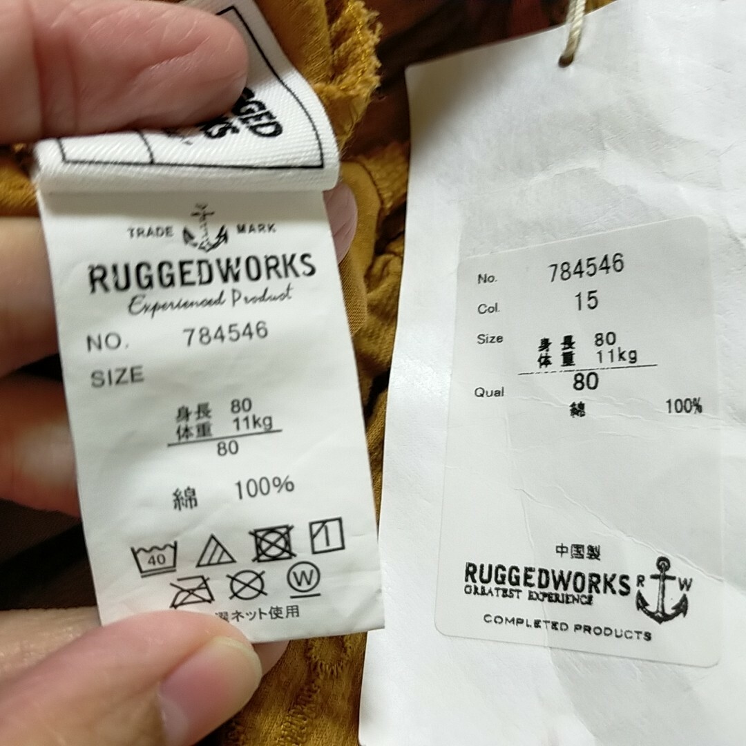 RUGGEDWORKS(ラゲッドワークス)のrugged works　女児　80サイズ　スカート キッズ/ベビー/マタニティのベビー服(~85cm)(スカート)の商品写真