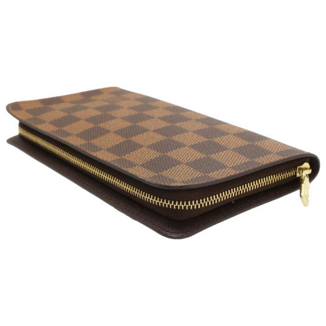 ルイヴィトン 長財布 ダミエ・エベヌ ポルトモネ・ジップ N61728 LOUIS VUITTON 財布