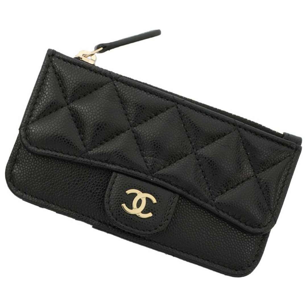 CHANEL 小銭入れ コインケース キャビアスキン ブラック AP2570