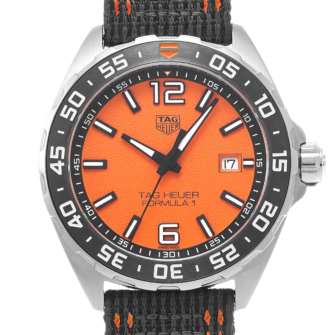 TAG Heuer(タグホイヤー)の中古 タグ ホイヤー TAG HEUER WAZ101A.FC8305 オレンジ メンズ 腕時計 メンズの時計(腕時計(アナログ))の商品写真