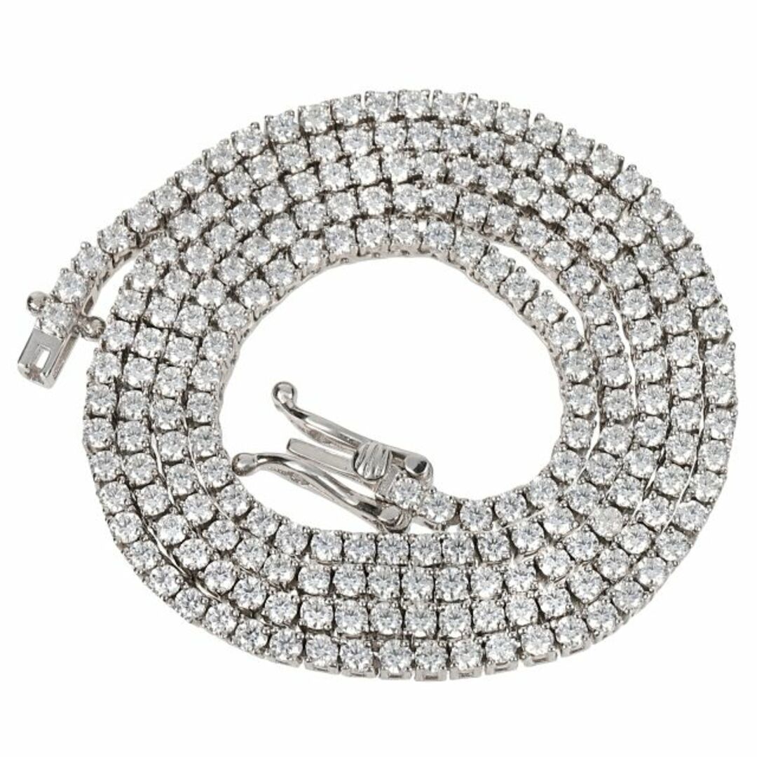 モアサナイト ネックレス Moissanite テニスネックレス シルバー モアサナイト ネックレス Moissanite テニスネックレス シルバー