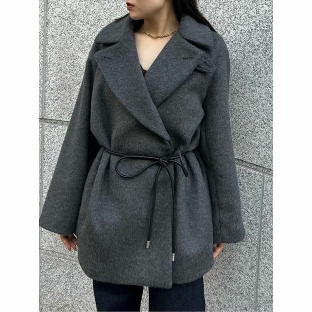 moussy - 今季新作♥MOUSSY♡BIG COLLAR MINI COATの通販 by CREA's