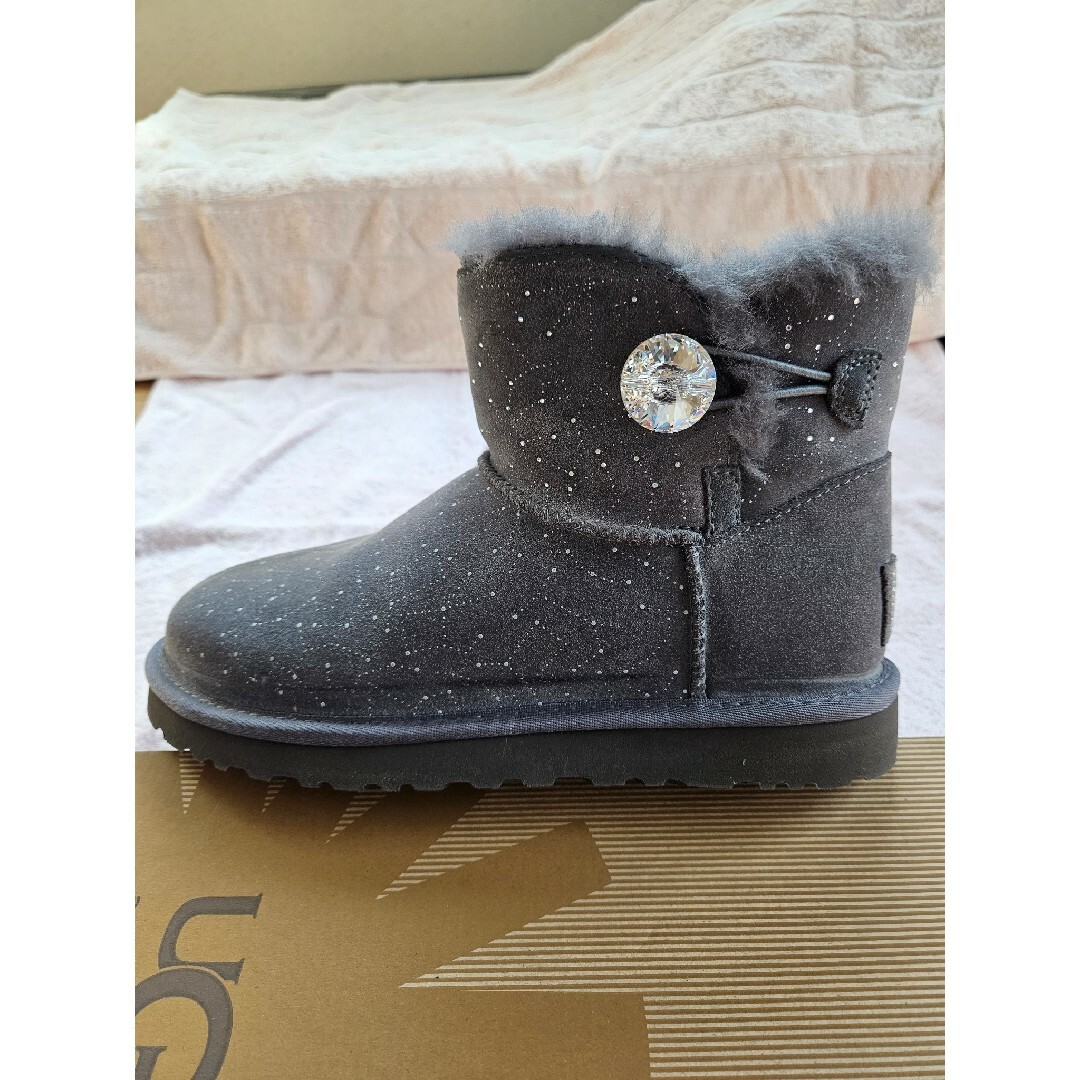 ★超美品♪アグUGG♪ミニベイリー♪ムートンブーツ♪25cm♪スワロフスキー