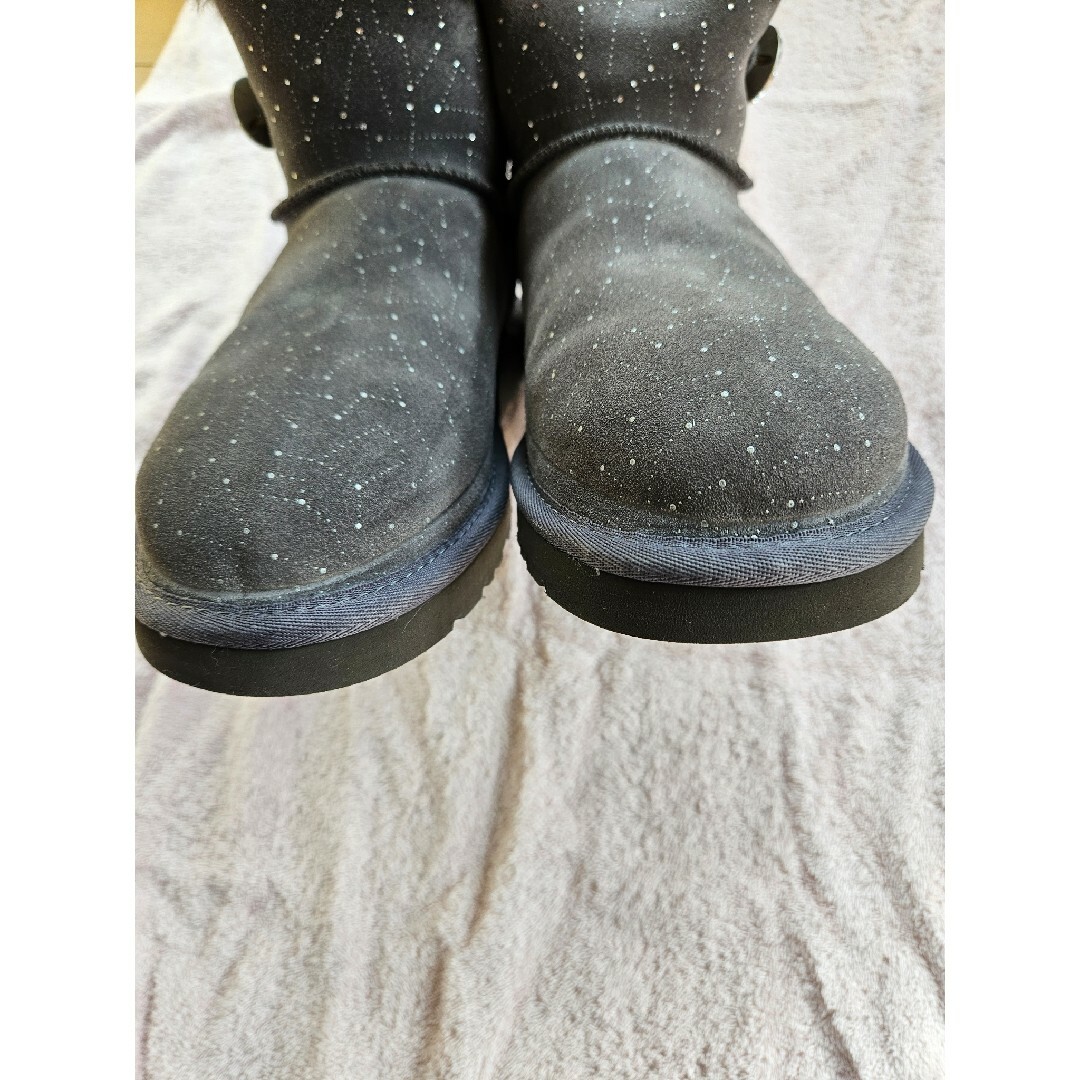 ★超美品♪アグUGG♪ミニベイリー♪ムートンブーツ♪25cm♪スワロフスキー