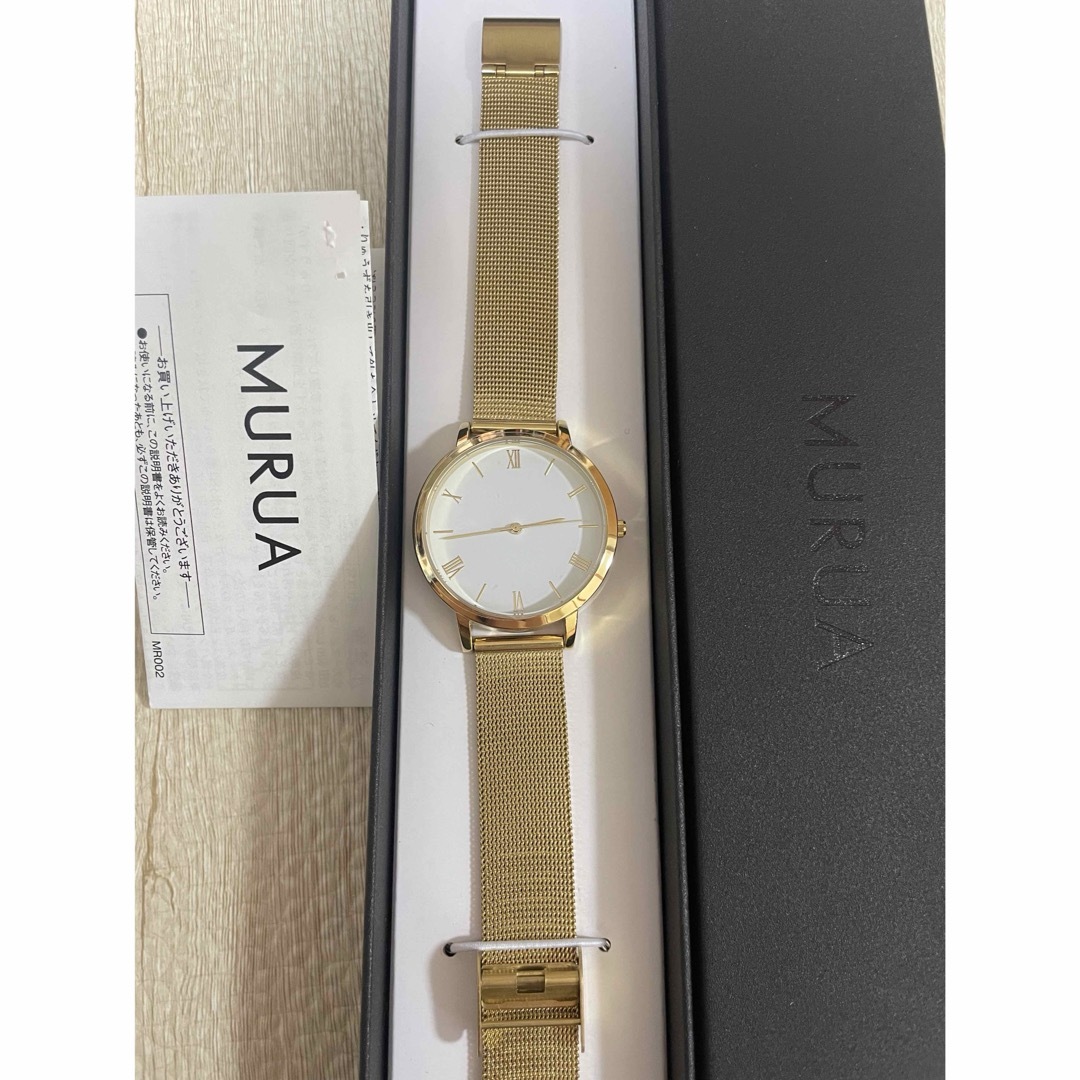 MURUA(ムルーア)のムルーア MURUA ノベルティ 時計 レディースのファッション小物(腕時計)の商品写真