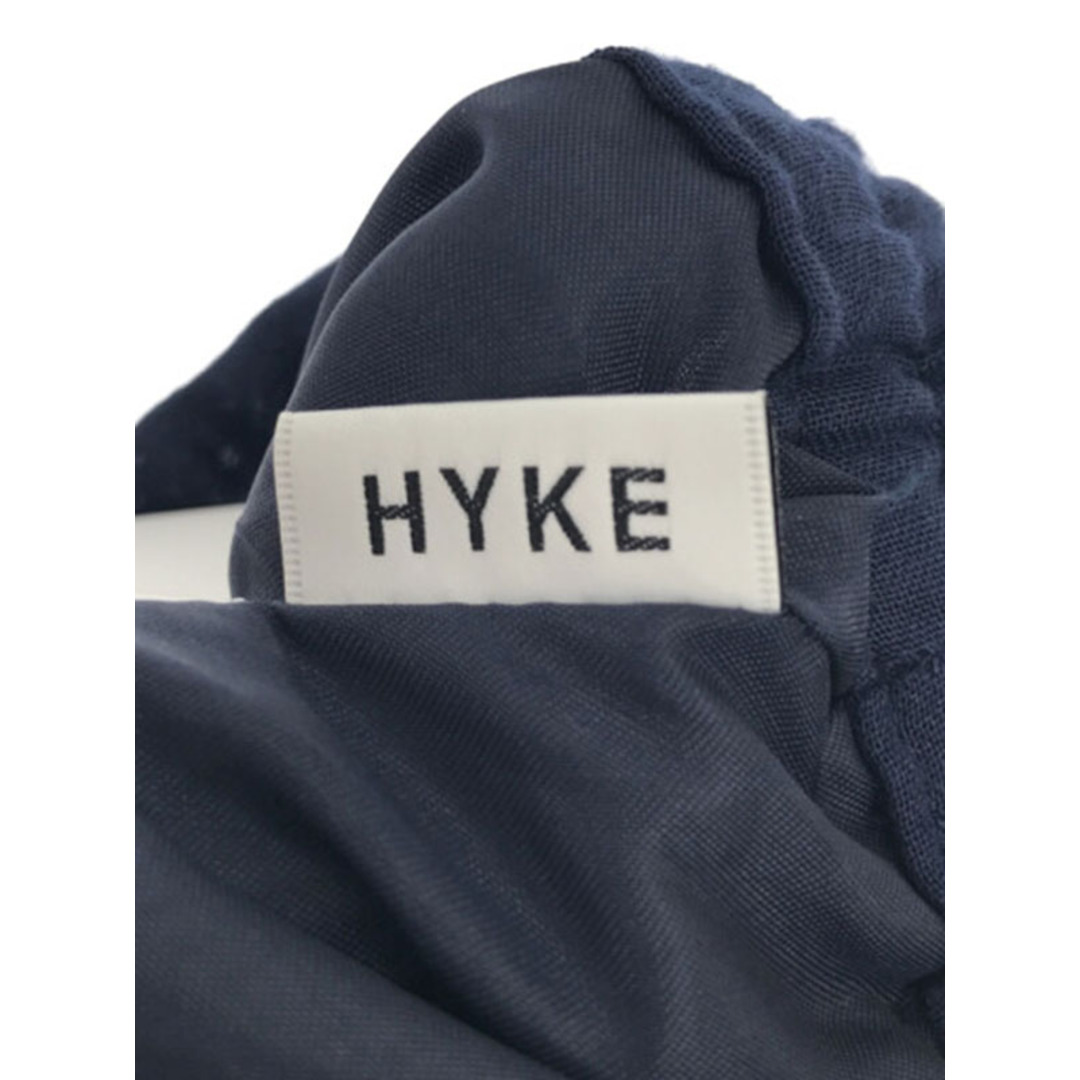 HYKE(ハイク)のHYKE ハイク 22SS RANDOM PLEATED PANTS プリーツパンツ ネイビー 1 レディースのパンツ(その他)の商品写真