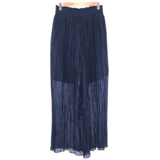 ハイク(HYKE)のHYKE ハイク 22SS RANDOM PLEATED PANTS プリーツパンツ ネイビー 1(その他)