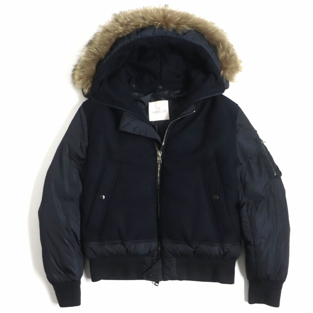 MONCLER - 極美品▽MONCLER モンクレール MUSCADE ファー・フード