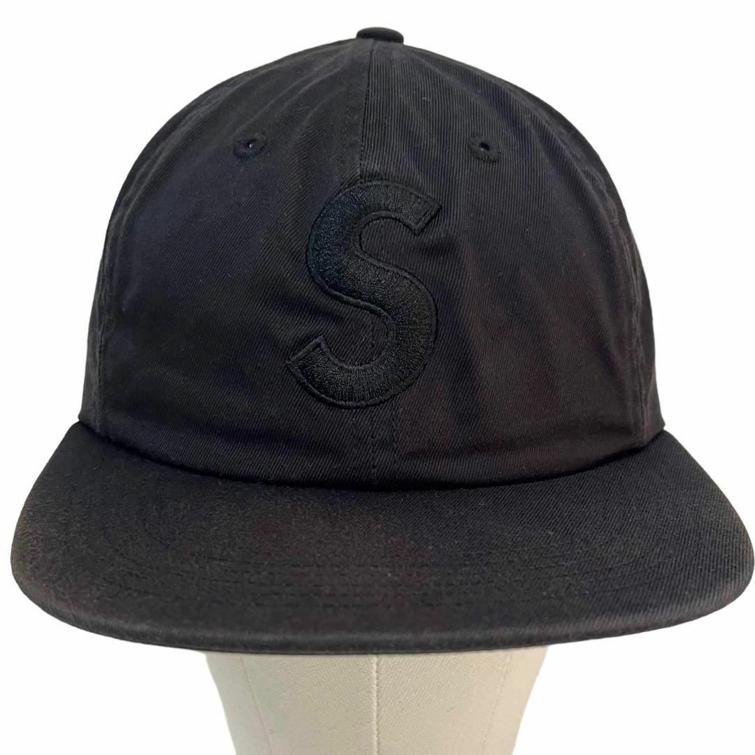 初売り】 5525 Supreme Tonal S Logo 6-Panel Black 帽子