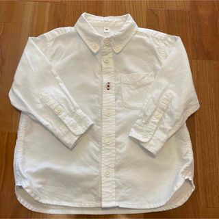 ムジルシリョウヒン(MUJI (無印良品))の無印　長袖　白シャツ(Tシャツ/カットソー)