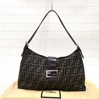 フェンディ(FENDI)の☆良品・保存袋付☆FENDI マンマバケット ズッカ ショルダーバッグ(ショルダーバッグ)