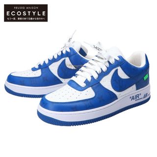 ルイヴィトン(LOUIS VUITTON)のルイ ヴィトン 新品未使用 BM9U1PTX20 NIKE AIR FORCE1 LOW Virgil Abloh ナイキ エアフォース1 ロー ヴァージル・アブロー スニーカー 7 1/2(スニーカー)