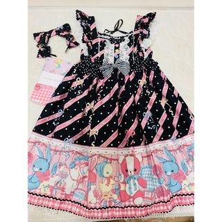 アンジェリックプリティー(Angelic Pretty)のアンジェリックプリティ　ジャンパースカート(ひざ丈ワンピース)