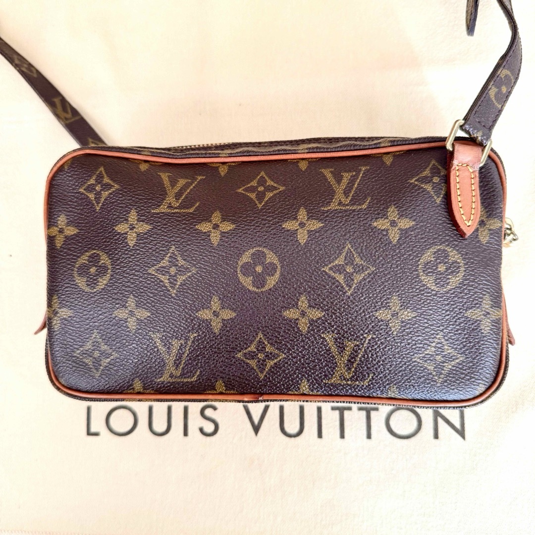 美品【LOUIS VUITTON】マルリーバンドリエール ショルダーバッグ