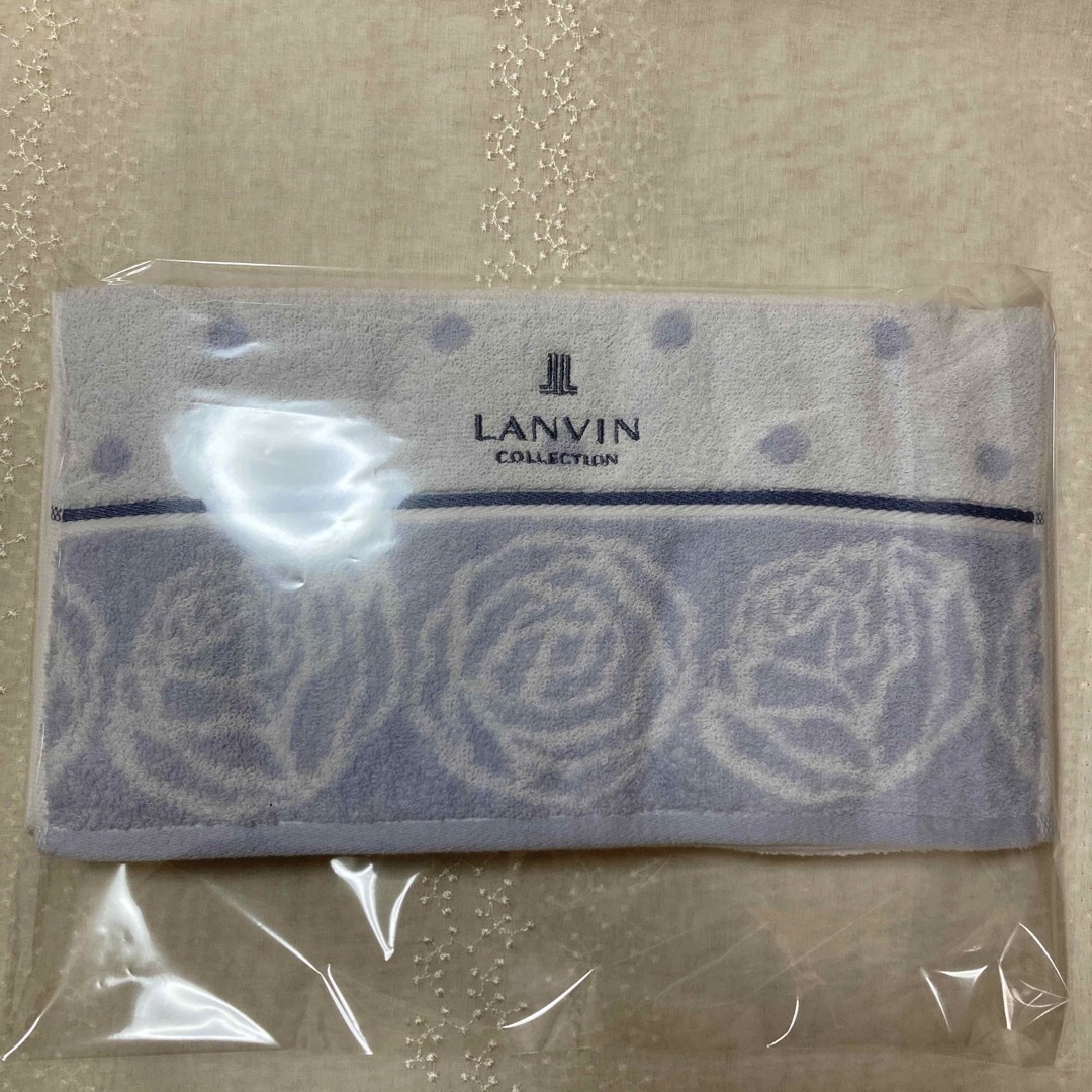 LANVIN(ランバン)のLANVIN 今治タオル　フェイス×1 ウォッシュ×1 ハンカチ×1 インテリア/住まい/日用品の日用品/生活雑貨/旅行(タオル/バス用品)の商品写真