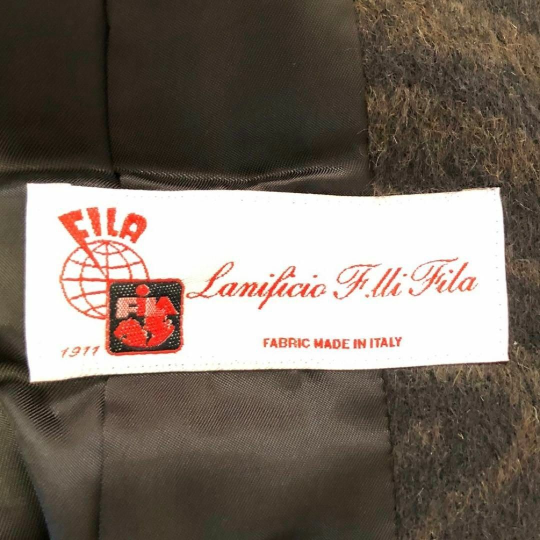 Leilian 最高級イタリア製カシミヤLANIFICIO生地　ツイードコート