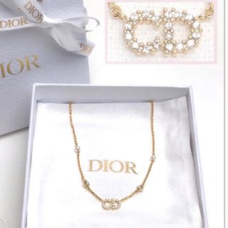 ディオール(Christian Dior) ネックレス（ホワイト/白色系）の通販 100