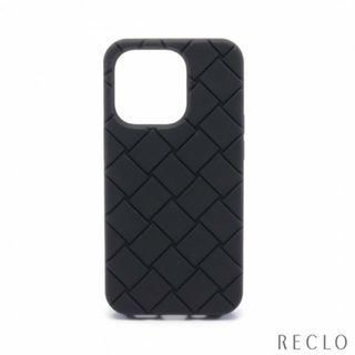 Bottega Veneta ボッテガヴェネタ イントレチャート ラバーシリコン iPhone14 Pro スマホケース - パープル by