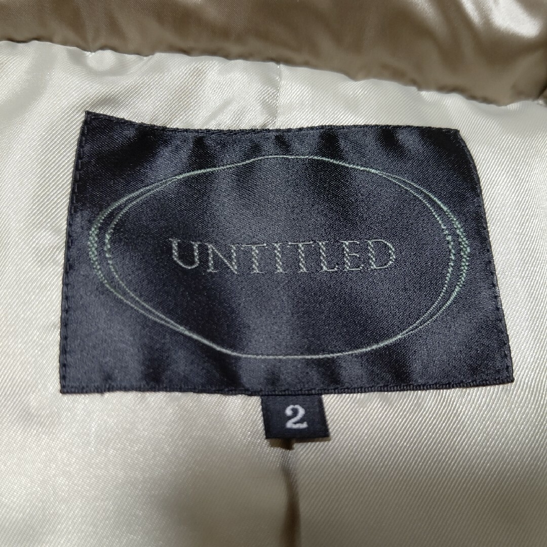 UNTITLED(アンタイトル)のUNTITLED ロングダウンコート レディースのジャケット/アウター(ダウンコート)の商品写真