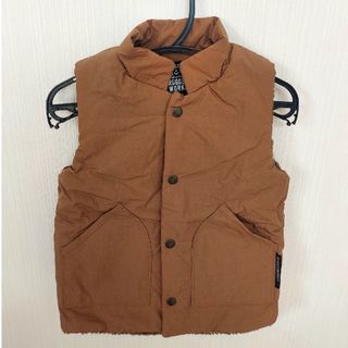 ラゲッドワークス(RUGGEDWORKS)の【美品！】ラゲッジワークスマフラー付　ダウンベスト110センチ(ジャケット/上着)