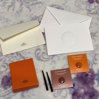 エルメス(Hermes)のエルメス　サンプル　リップ　ブラシ　メッセージカード(リップケア/リップクリーム)