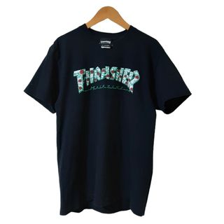 スラッシャー(THRASHER)のTHRASHER スラッシャー ロゴTシャツ バラ 薔薇 M MAGAZINE(Tシャツ/カットソー(半袖/袖なし))