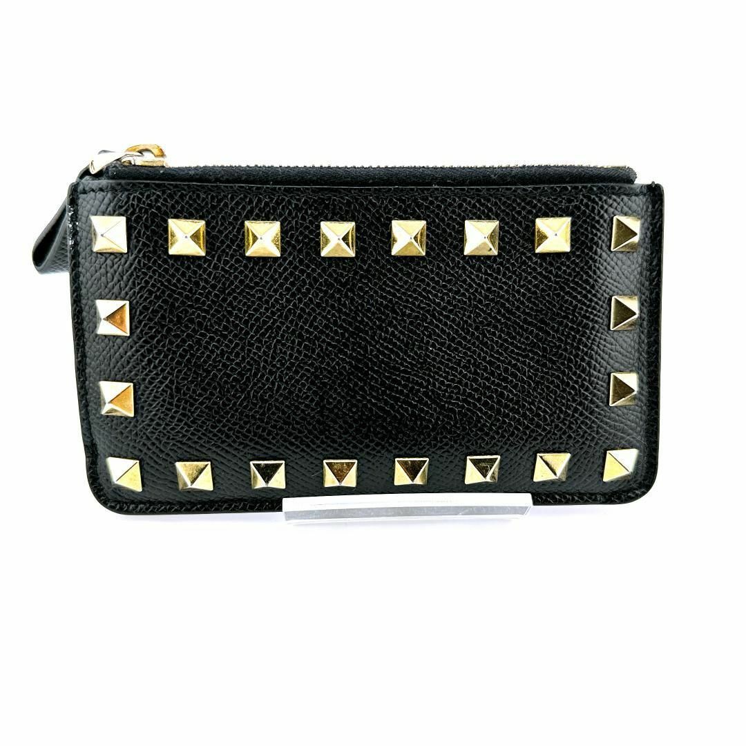 VALENTINO - ヴァレンティノ ロックスタッズ コインケース ブラック