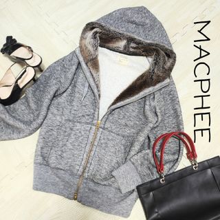 マカフィー(MACPHEE)の【マカフィー】ファー付　フーデッドパーカー　フード　パーカー　ファー(パーカー)