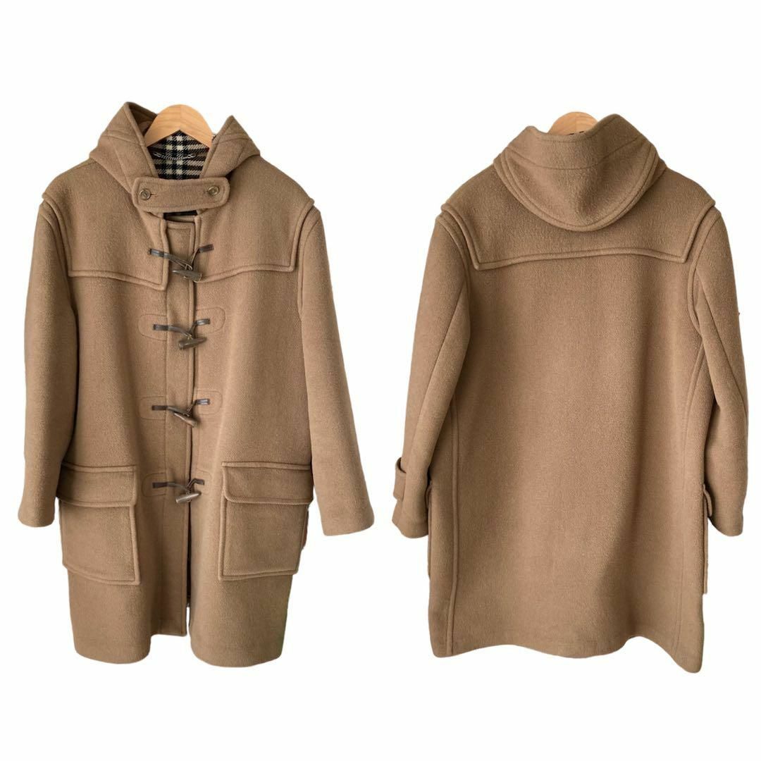 良品★バーバリーズ★ダッフルコート★ウール★裏地ノバチェック柄★メンズ★英国製