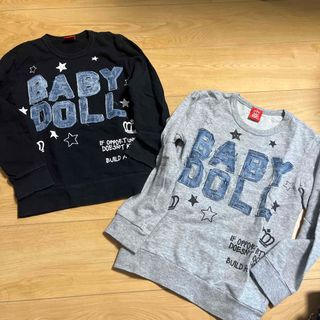 ベビードール(BABYDOLL)のベビードール　130 トレーナー　2枚(Tシャツ/カットソー)