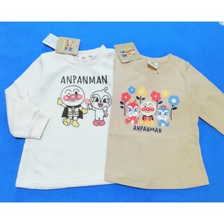 アンパンマン(アンパンマン)の新品　95cm　アンパンマン　長袖Tシャツと長袖トレーナー2枚セット　b×i(Tシャツ/カットソー)
