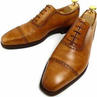 クロケットアンドジョーンズ(Crockett&Jones)のクロケット＆ジョーンズ パンチドキャップトゥシューズ　7 1/2E(ドレス/ビジネス)