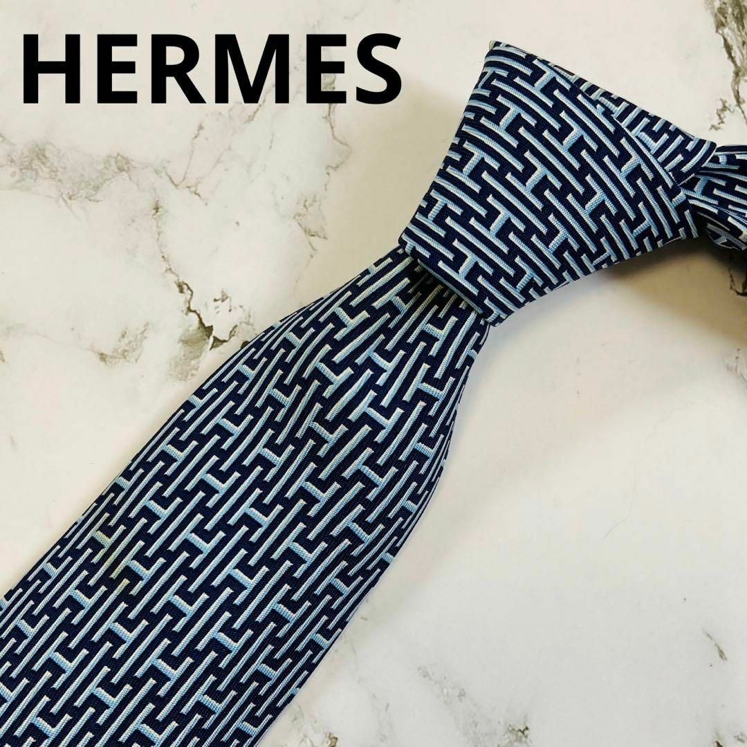 専門店では ✨良品✨ HERMES エルメス ネクタイ 高級シルク H柄