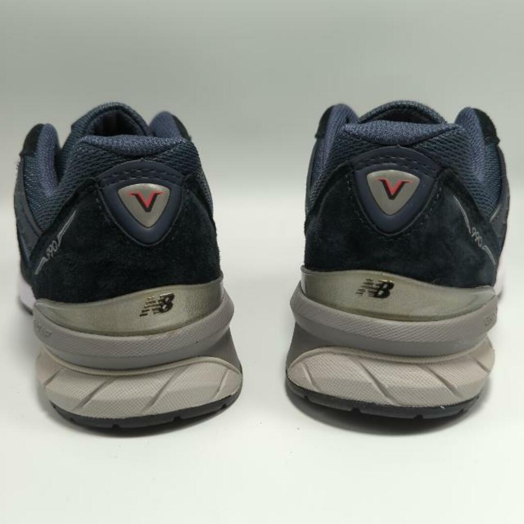 New Balance(ニューバランス)の【訳あり】ニューバランス M990NV5  【幅広 Width:4E】 NEW BALANCE M990 ネイビー / シルバー 990【Made in U.S.A. 正規品】 メンズ スニーカー 990V5 US7.5( 25.5cm ) メンズの靴/シューズ(スニーカー)の商品写真