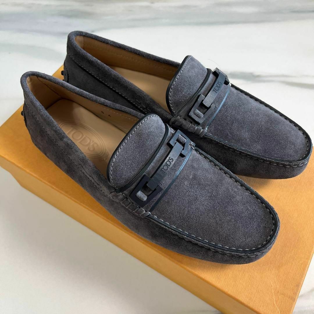 TOD'S(トッズ)の★新品★【TOD’Sトッズ】ローファー　グレー　サイズ6 シューズ　靴 メンズの靴/シューズ(スリッポン/モカシン)の商品写真