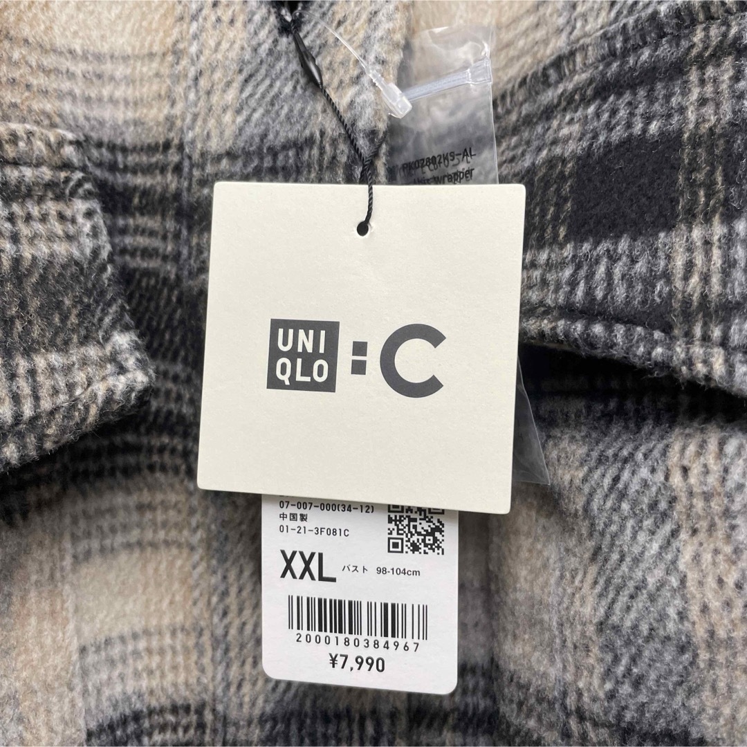 UNIQLO(ユニクロ)のUNIQLO C オーバーサイズジャケット　貴重なXXL レディースのジャケット/アウター(その他)の商品写真