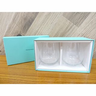 ティファニー(Tiffany & Co.)のK浦017/ TIFFANY&Co.  グラス タンブラー 2客セット 箱付(タンブラー)