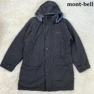 モンベル(mont bell)のモンベル ハスキーコート 中綿コート ボア グレー L メンズ　A808(その他)