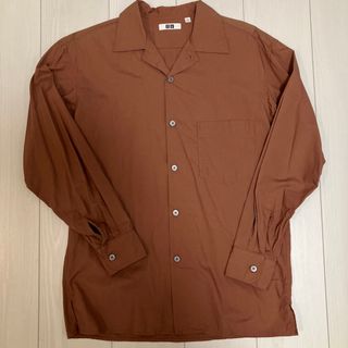 ユニクロ(UNIQLO)のユニクロU オープンカラーシャツ Sサイズ(シャツ)