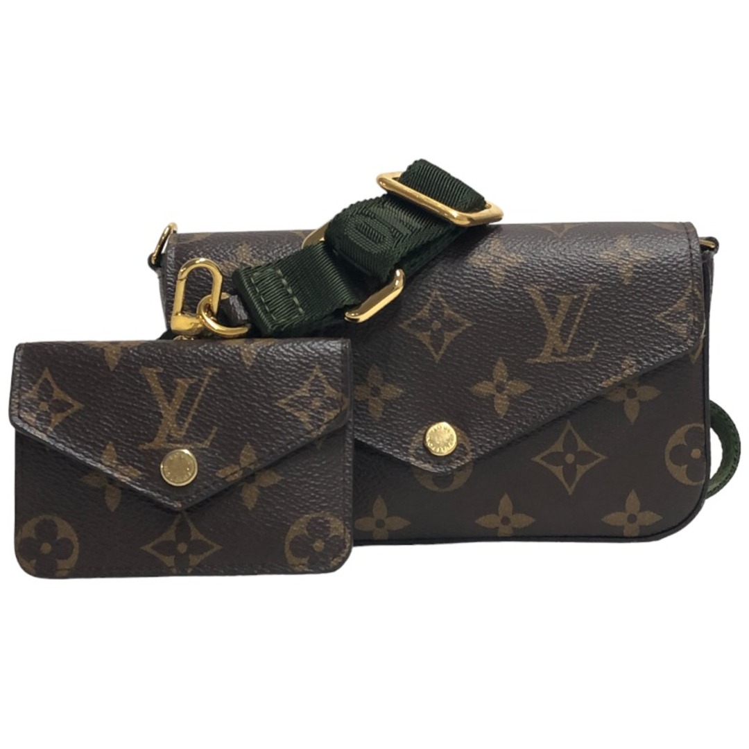 ルイ・ヴィトン LOUIS VUITTON ミュルティポシェットフェリシー M80091 ブラウン モノグラム レディース ショルダーバッグ約95cmマチ