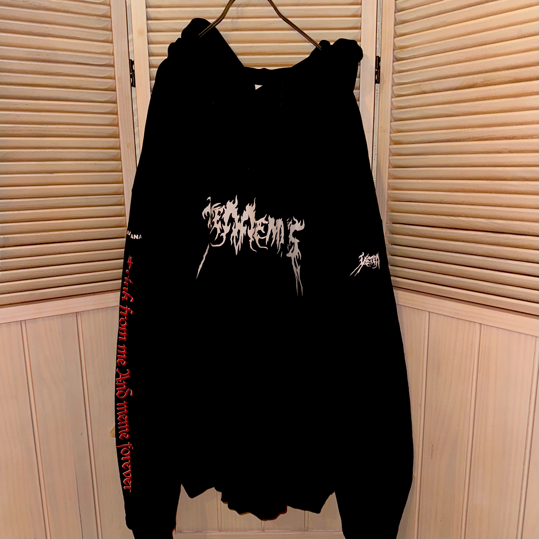 VETEMENTS(ヴェトモン)の人気モデル　VETEMEMES TFD パーカー　フーディ メンズのトップス(パーカー)の商品写真