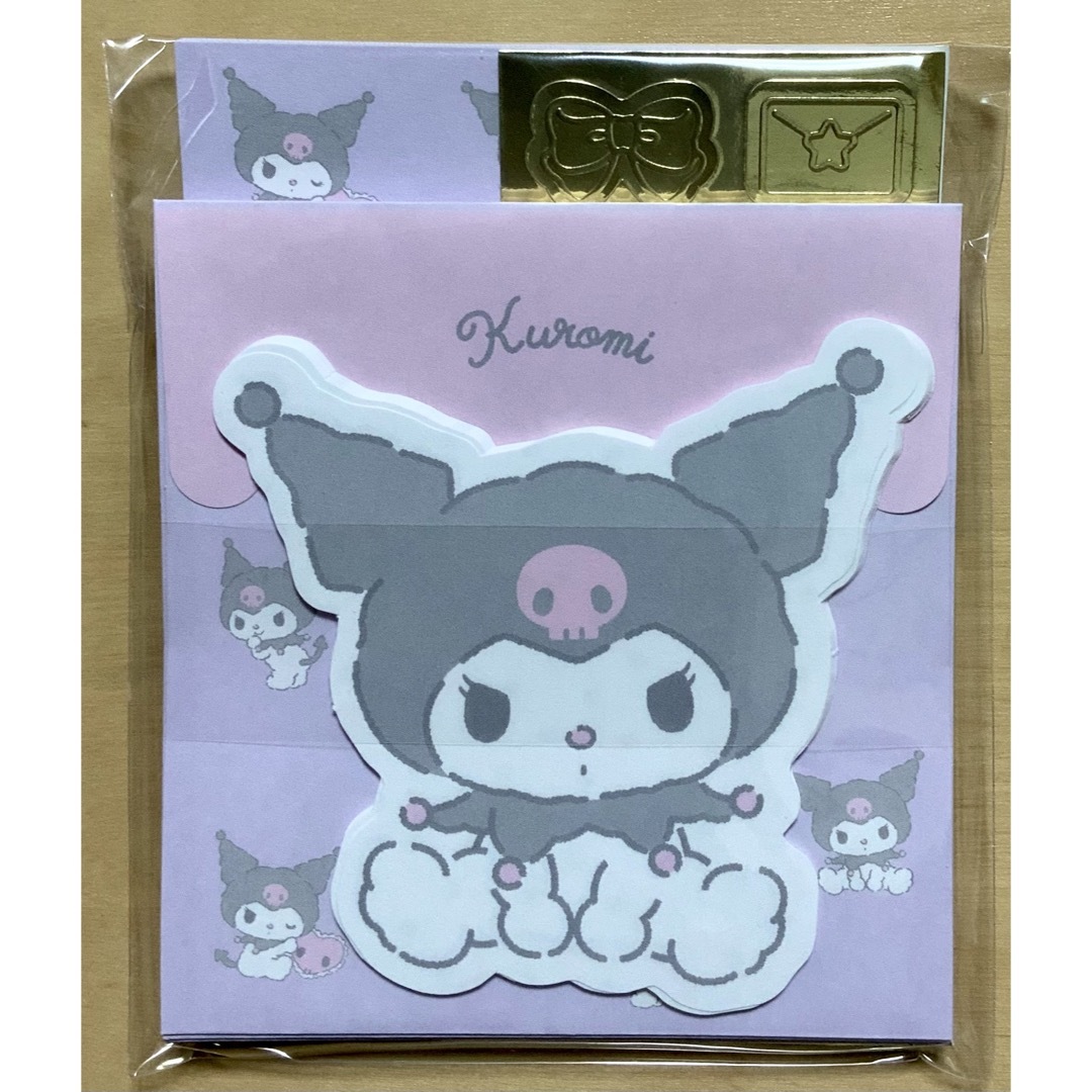 サンリオ(サンリオ)のサンリオ☆クロミ☆新品☆ミニレターセット☆便箋☆封筒☆シール インテリア/住まい/日用品の文房具(その他)の商品写真