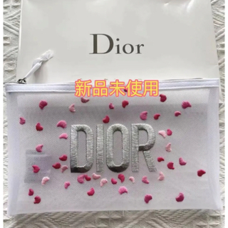 クリスチャンディオール(Christian Dior)の新品未使用　ディオール  ノベルティ 刺繍ポーチ　箱無し (ポーチ)