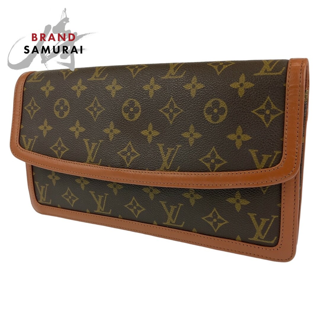 【高級】LOUIS VUITTON　ルイヴィトン　クラッチバッグ　ブラウン