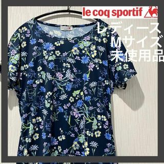 ルコックスポルティフ(le coq sportif)の[ルコックスポルティフ]テニス Tシャツ レディース　Mサイズ　ブルー 半袖(ウェア)